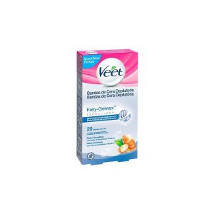 Veet Bandas De Cera Depilatorias Corporales Pure Piel Sensible 20