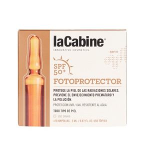 La Cabine Ampollas Fotoprotector Spf50 10x2ml
