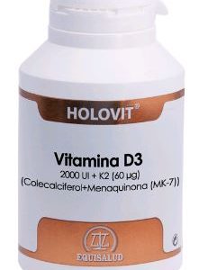 Equisalud Holovit Vitamina D3 2,000 Ui K2 60 Ug 180 Cap