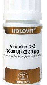 Equisalud Holovit Vitamina D3 2,000 Ui K2 60 Ug 50 Cap