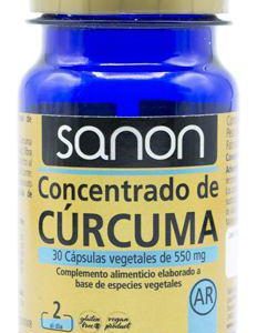 Sanon Concentrado De Cúrcuma 30 Cápsulas Veganas