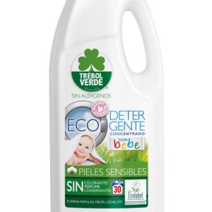 Trébol Verde Detergente Ropa Bebe Ecologico 1500ml
