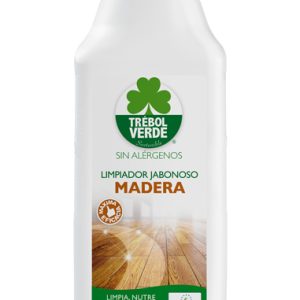 Trébol Verde Limpiador Suelo Jabonoso Madera y Parquet Ecologico 1 L
