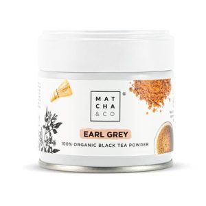 Matcha & Co Earl Grey Té Negro Orgánico En Polvo 30g