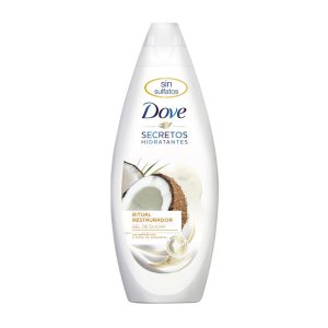 Dove Secretos Hidratantes Gel De Baño Aceite De  Coco y Leche De Almendras 500ml